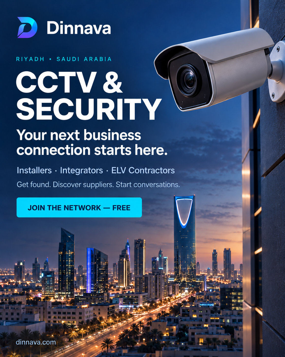Dinnava CCTV and Security market in Riyadh